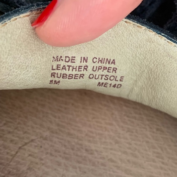 Michael Kors Navy Suede Loafers - Picture 6 of 6